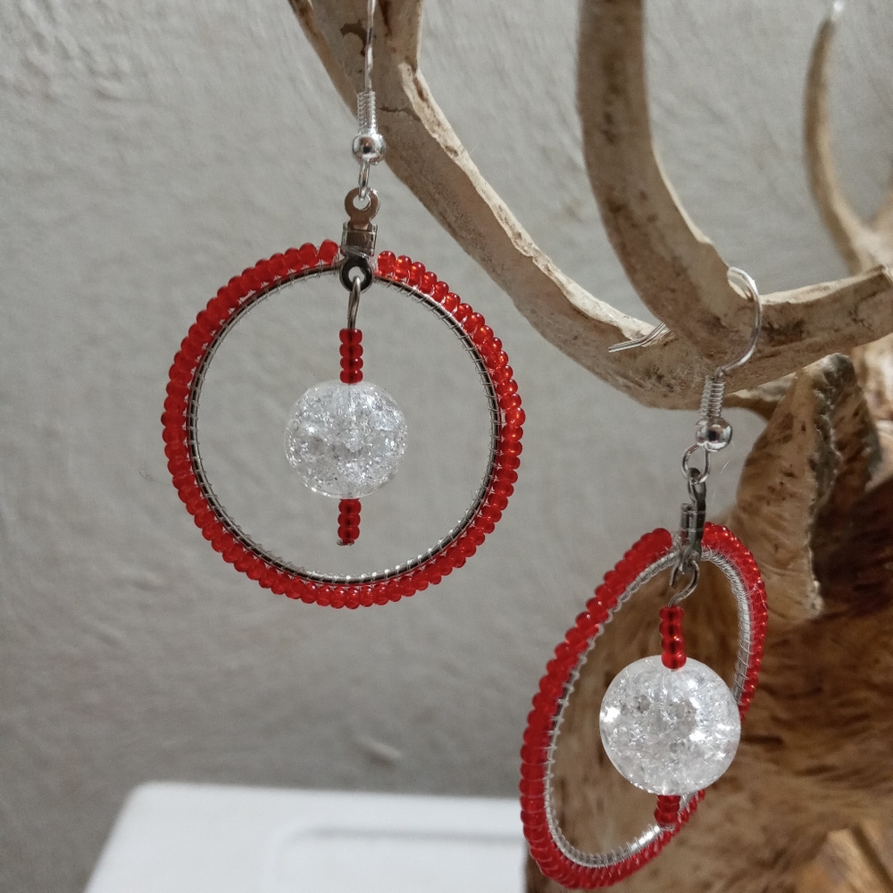 Handmade Seed Bead earring